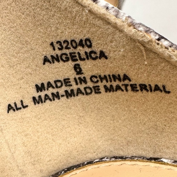 Michael Shannon Angelica Womens Sandals Snake Print Heel - Picture 11 of 12